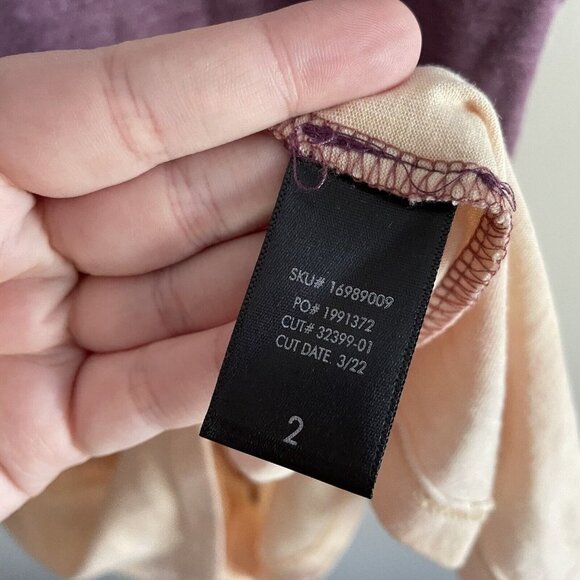 Torrid Wmn 2X Purple Dye Classic Fit Stay True To Who You Are Everyday Tank NWOT - Picture 7 of 9